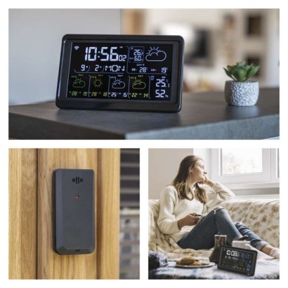 GoSmart E8610 bezvadu meteoroloģiskā stacija ar WiFi