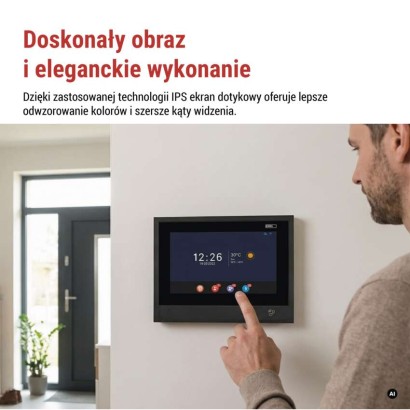 Dodatkowy monitor GoSmart IP880B 2WIRE do domowego wideodomofonu IP880A 2WIRE