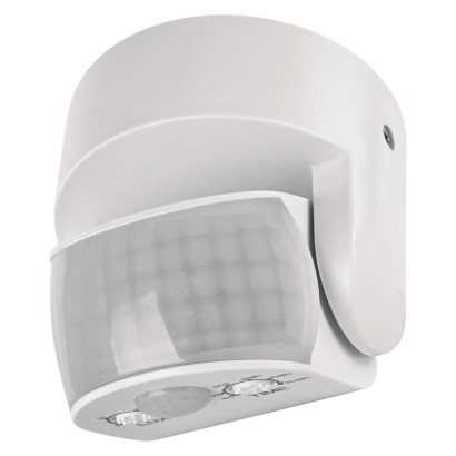 PIR judesio jutiklis IP65, 1200 W, baltas