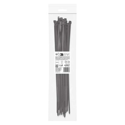 Kabelio rišiklis 450×7,6, juoda, 25 vnt