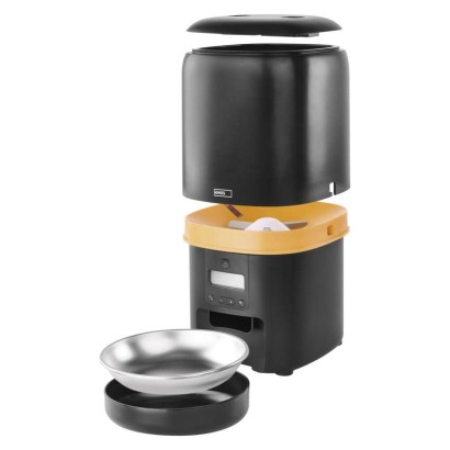 „Pet Care“ maisto dozatorius, 4 l, juodas