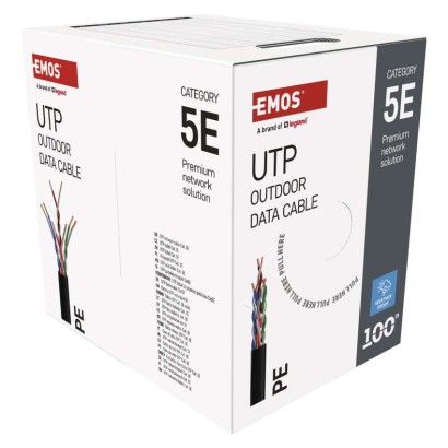 Datenkabel UTP 5E, outdoor, 100m