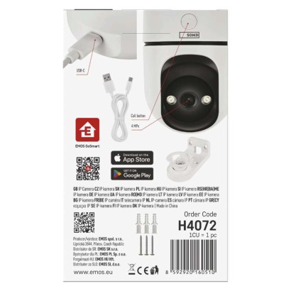 GoSmart Siseruumides pöörlev kaamera IP-220G WiFi‑ga