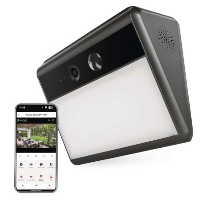 GoSmart IP-1100G WALL – batteriebetriebene Außenkamera mit WLAN und Solarmodul