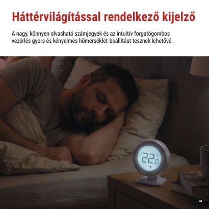 Manuális vezeték nélküli szobatermosztát P5618