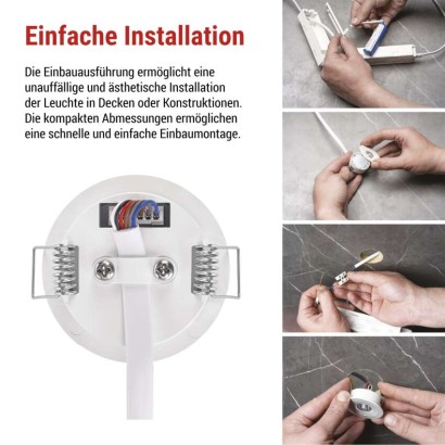 LED-Notleuchte 1W 130LM 3H