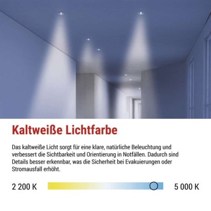 LED-Notleuchte 1W 130LM 3H