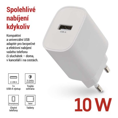 Univerzální USB adaptér BASIC do sítě 10 W max.
