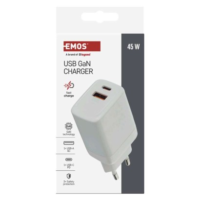 USB Netzadapter GaN PD 45 W max.
