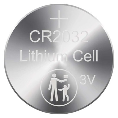 Lithium Knopfzellenbatterie RAVER CR2032, 5 Stk.