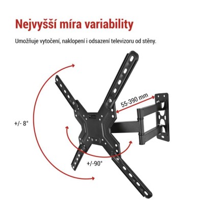 Držák konzolový pro TV 26–60" (65–152 cm)