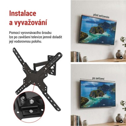 Držák konzolový pro TV 26–60" (65–152 cm)