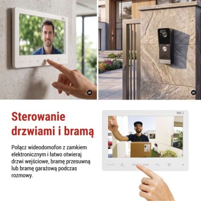 EM-LS07HD domowy wideodomofon zestaw