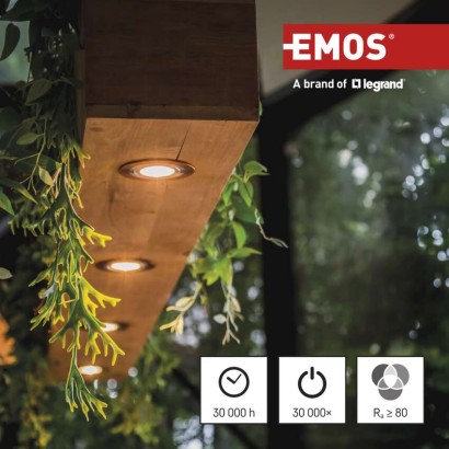 Żarówka LED Classic MR16 / GU10 / 7 W  (60 W) / 806 lm / zimna biel