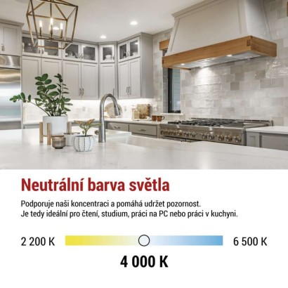 LED žárovka Classic MR16 A CLASS/ GU10 / 3 W (40 W) / 535 lm / neutrální bílá