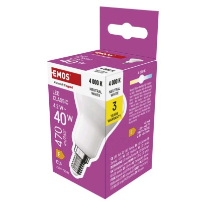 LED pirn Classic R50 / E14 / 4,2 W (40 W) / 470 lm / Neutraalne valge