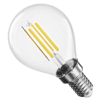 LED žarnica Filament Mini Globe  A CLASS/ E14 / 3,8 W (60 W) / 806 lm / Nevtralna bela