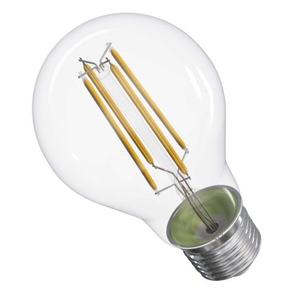 LED žiarovka Filament A60 / E27 / 8,5 W (75 W) / 1 055 lm / teplá biela / stmievateľná