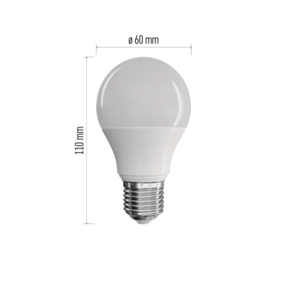 LED žarnica Classic A60 / E27 / 7,3 W (50 W) / 645 lm / toplo bela