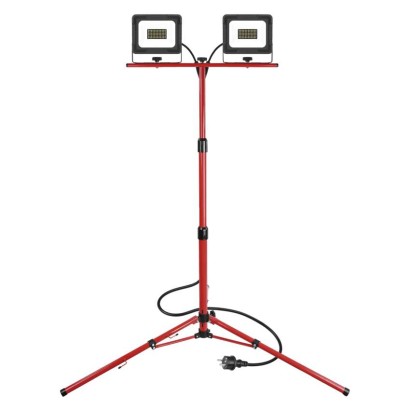 LED reflektor ELION, 2×30W + trojnožka, neutrálna biela