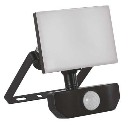 LED prožektorius TAMBO su judesio jutikliu, 10 W, 1000 lm, juodas
