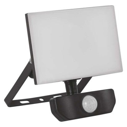 LED reflektor TAMBO s senzorjem gibanja, 20 W, 2000 lm, črn