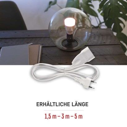Verlängerungskabel – 3m, weiss
