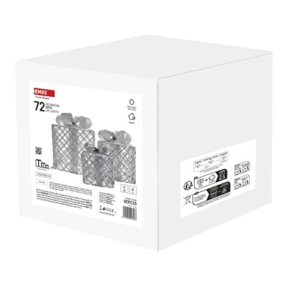 LED-kingitus, 3 suurust, tuppa, külm valge, ajasti