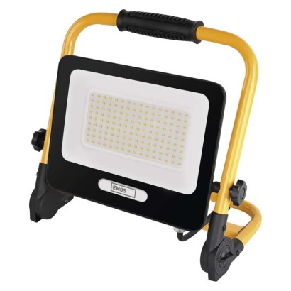 Naświetlacz LED GLARO 100 W, żółto-czarny, IP65, 10 000 lm, neutralna biel