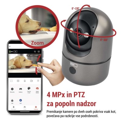 GoSmart Notranja vrtljiva kamera IP‑220W z WiFi