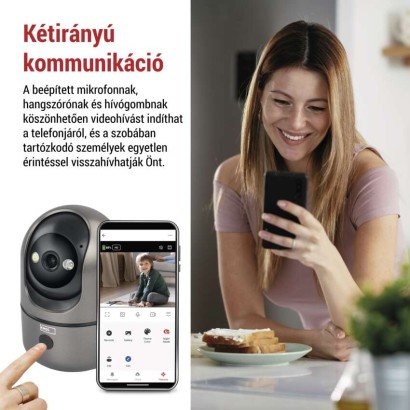 GoSmart Beltéri forgatható kamera IP‑220W wifivel
