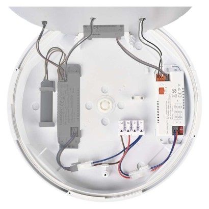 LED lampa FLERI, 20 W, IP65, silti-auksti balta