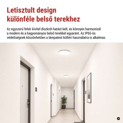 EMOS LED mennyezeti lámpa DORI EVO, 24W, Természetes fehér