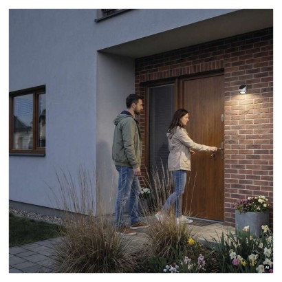 Solarna LED svetilka LUMI s senzorjem gibanja, bela, nevtralna bela