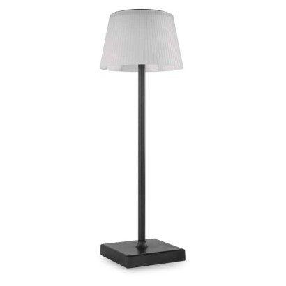 LED Schreibtischlampe KATIE, wiederaufladbar, schwarz