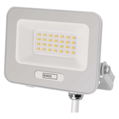 LED-prožektor GLARO 20 W, valge, IP65, 2000 lm, neutraalne valge