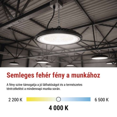 EMOS LED HIGHBAY ipari mennyezeti lámpa CIRUS 77W