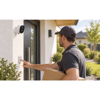 GoSmart Zunanja baterijska kamera IP-1150 SNAP z WiFi in solarnim panelom