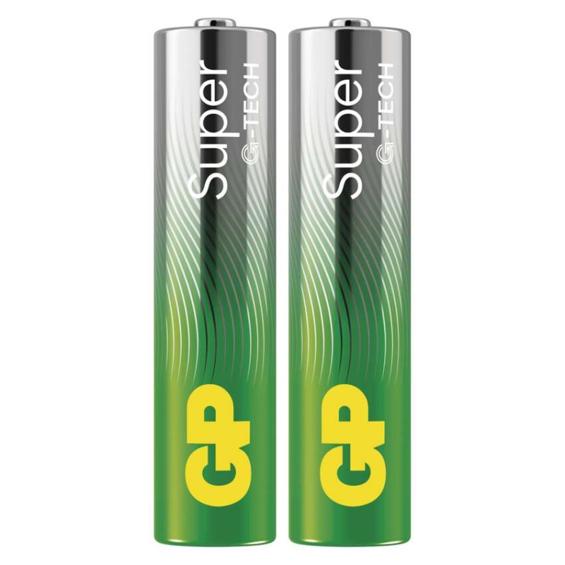 E-shop Alkalická batéria GP Super LR03 (AAA), 2 ks