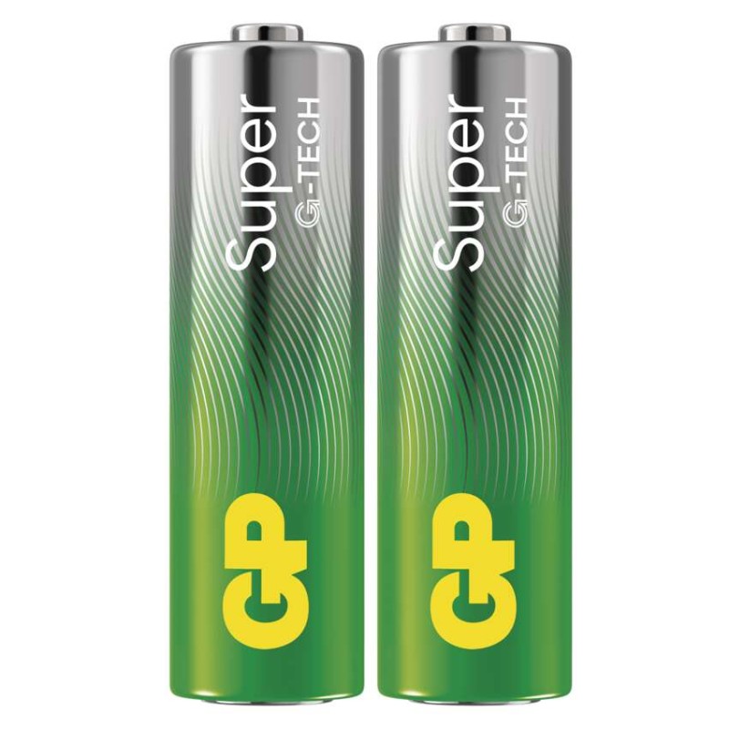 E-shop Alkalická batéria GP Super LR6 (AA), 2 ks