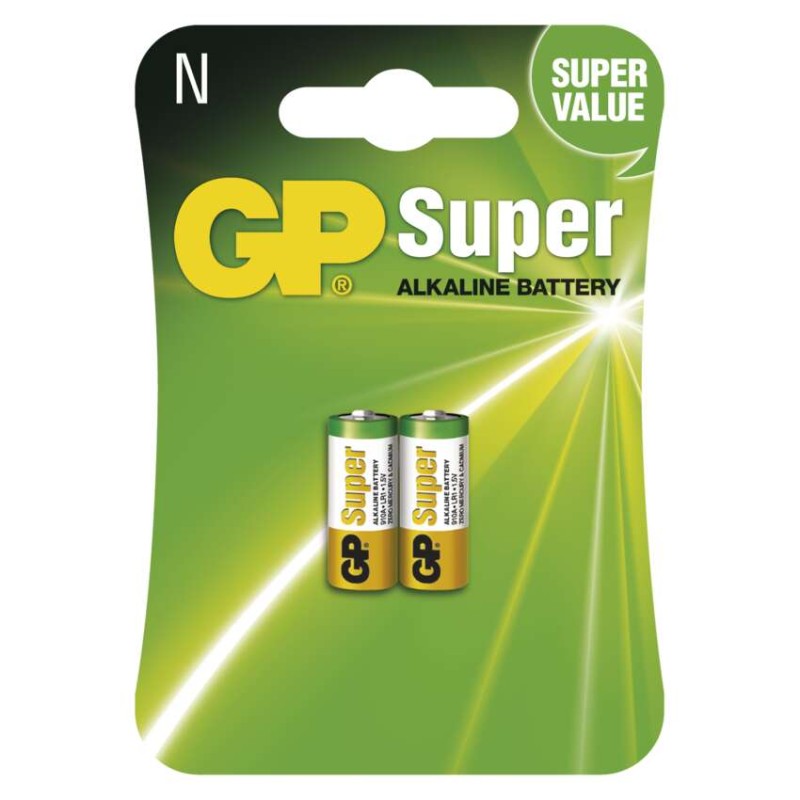 Alkalická špeciálna batéria GP 910A (LR1) 1,5 V, 2 ks
