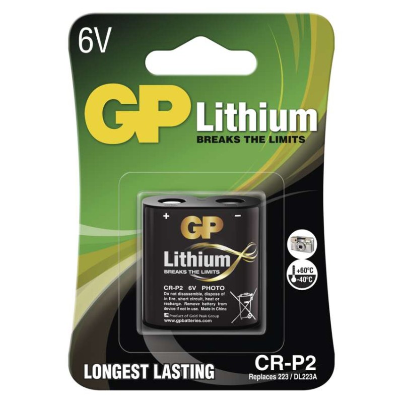 Lithiová baterie GP CR-P2, 1 ks