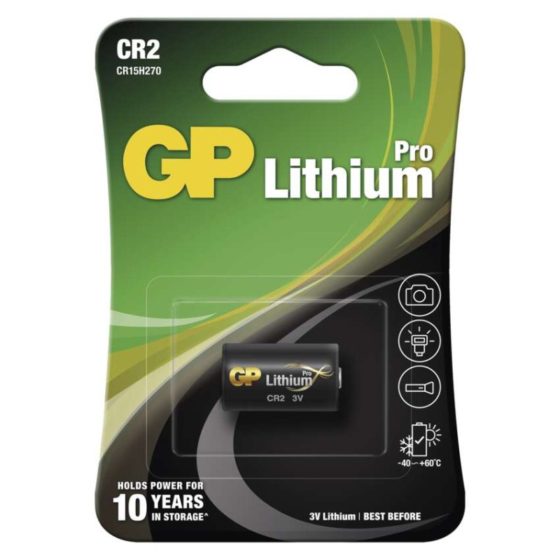 Lithiová baterie GP CR2, 1 ks