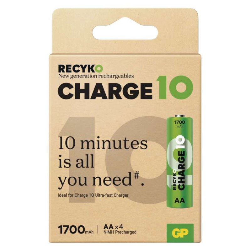 Nabíjecí baterie GP ReCyko Charge 10 AA (HR6), 4 ks