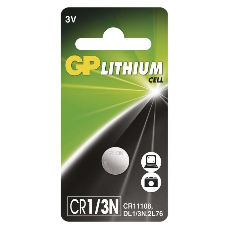 GP lithiová knoflíková baterie CR1/3N, 1 ks