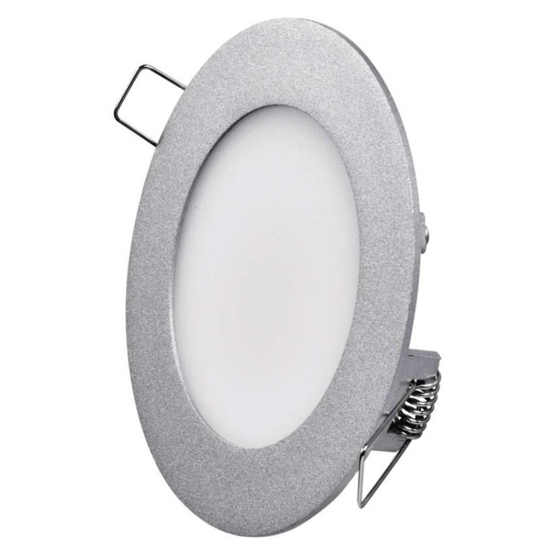 LED podhledové svítidlo PROFI stříbrné, 12 cm, 6 W, neutrální bílá