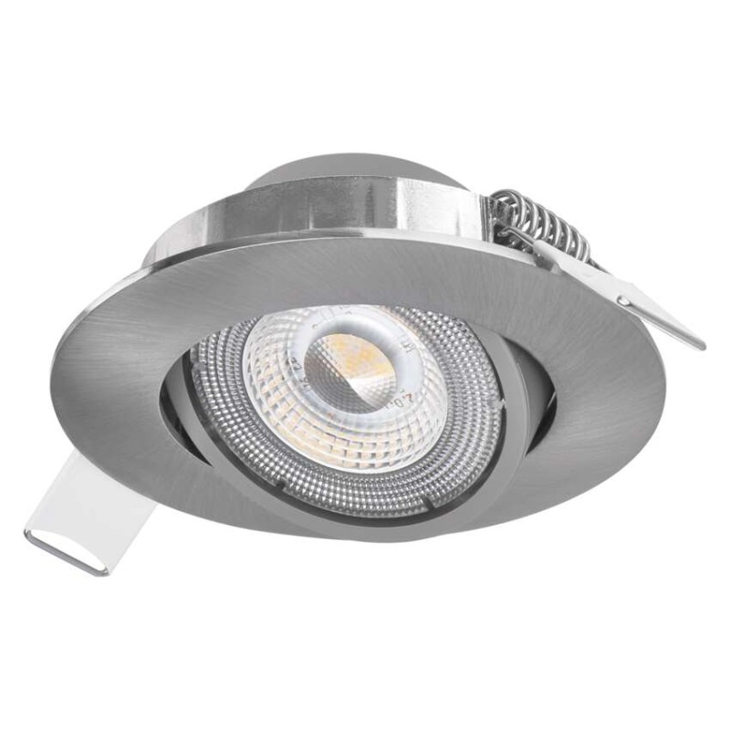 LED bodové svietidlo SIMMI strieborné, kruh 5W teplá b.