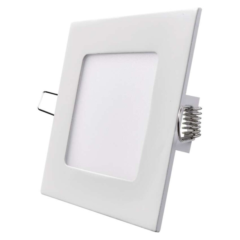 LED panel 120×120, štvorcový vstavaný biely, 6W teplá biela