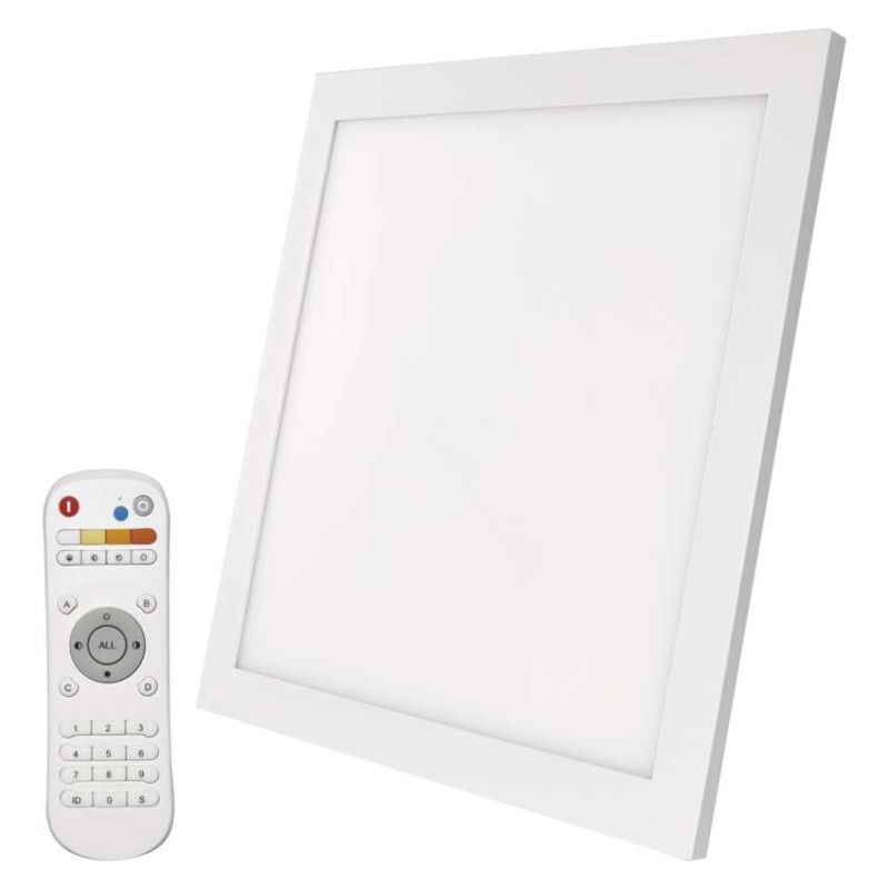 LED svítidlo RIVI 30 x 30 cm, 20 W, teplá-studená bílá, stmívatelné s ovladačem