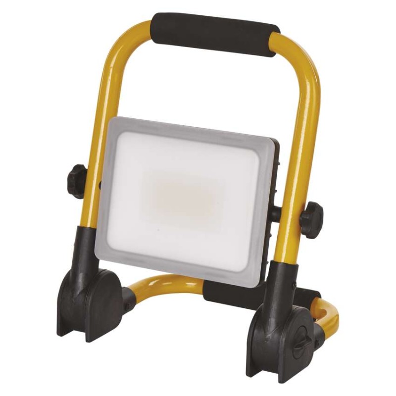 LED reflektor ILIO přenosný, 31 W, černý/žlutý, neutrální bílá